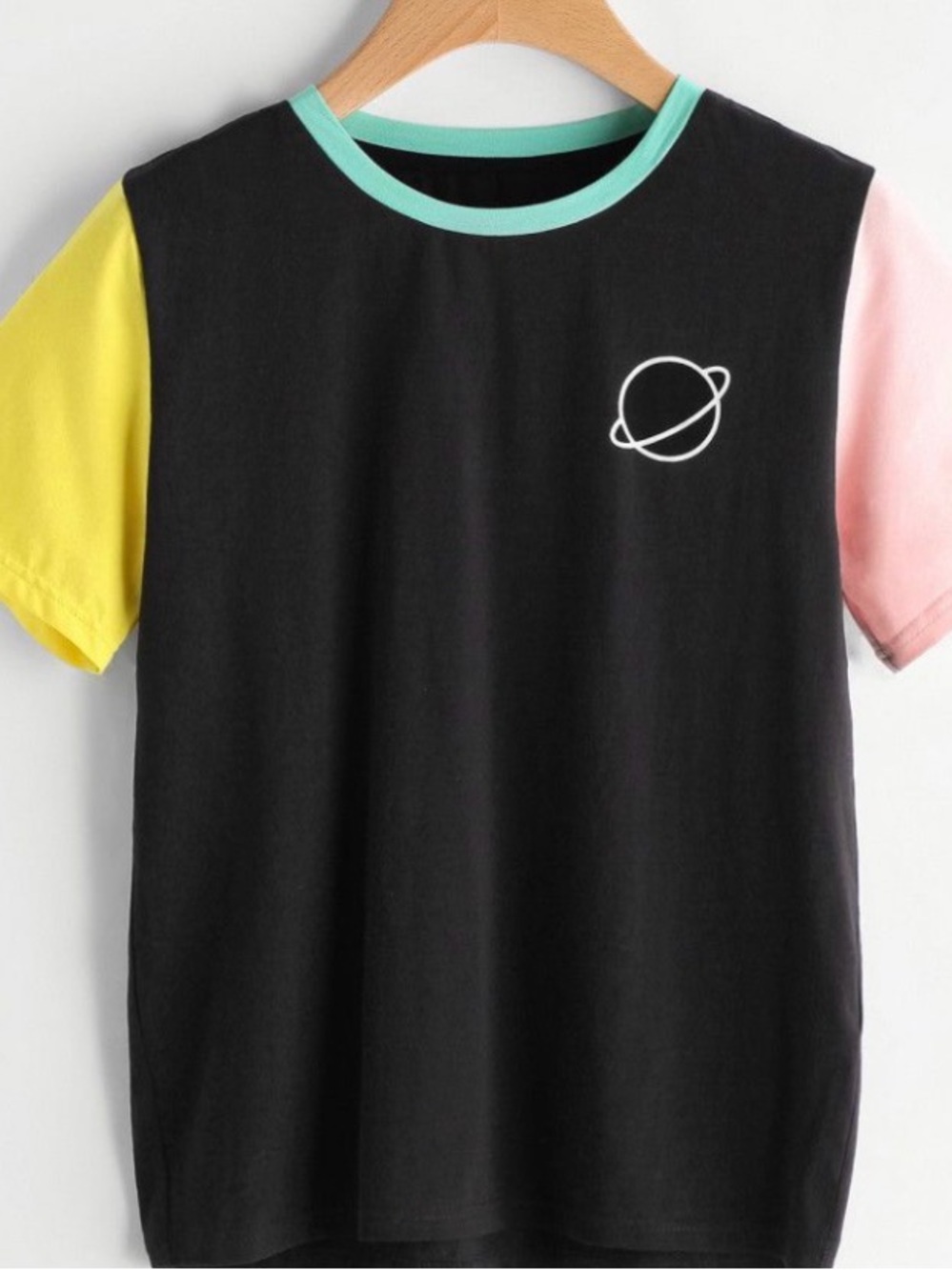 Raglan Colorblock Saturn T-Shirt